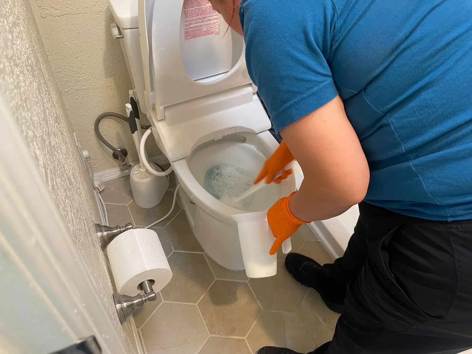 Sandia Green Clean team deep cleaning a Santa Fe kitchen