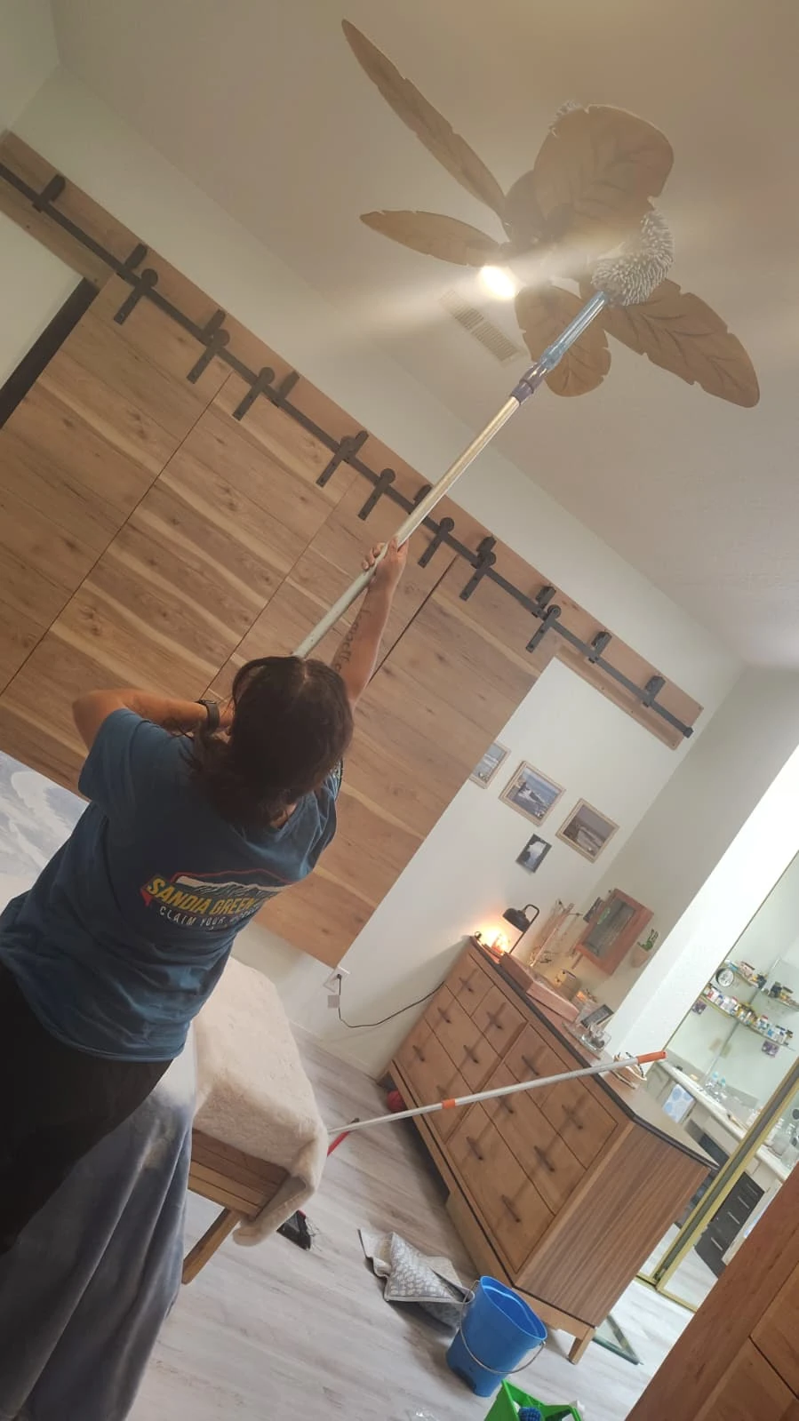 Sandia Green Clean completing a one-time home cleaning in Santa Fe