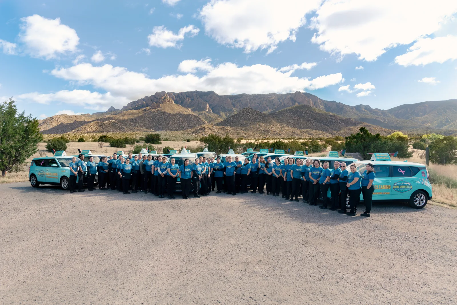 Sandia Green Clean vehicle serving a Bernalillo home between Albuquerque and Santa Fe